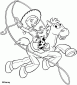 coloring picture of Jessie of Toy Story