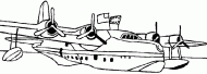 coloring picture of Seaplane