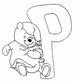 coloring picture of P winnie the pooh