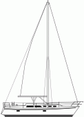 coloring picture of sailing boat