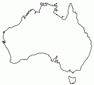 coloring picture of Australia