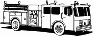 coloring picture of Fire truck