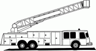 coloring picture of fire apparatus