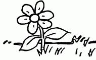 coloring picture of daisy flower