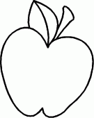 coloring picture of picture of apple