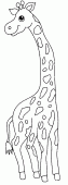 coloring picture of picture giraffe