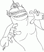 coloring picture of The missing link