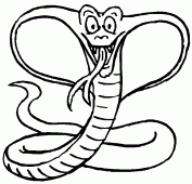 coloring picture of cobra