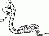 coloring picture of snake