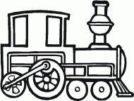 coloring picture of first engine