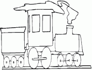 coloring picture of steam locomotive