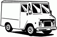 coloring picture of light van