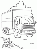 coloring picture of truck