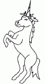 coloring picture of unicorn on camber