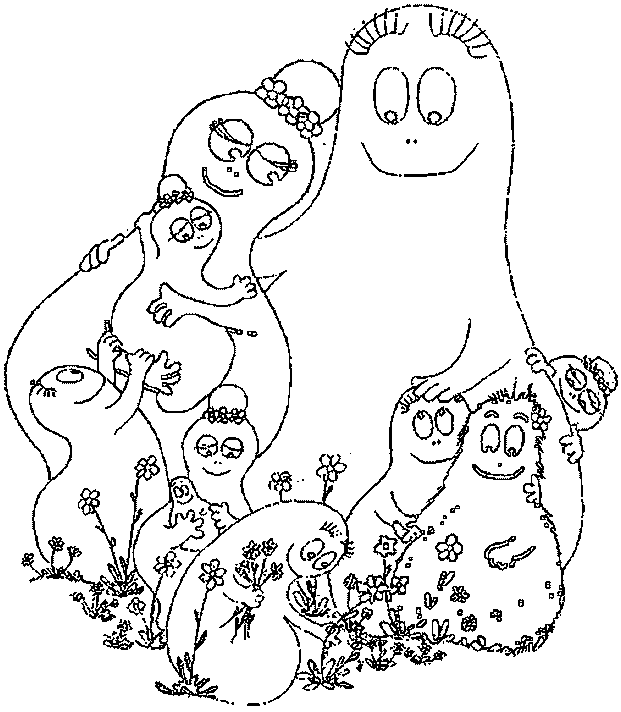 Barbapapa Barbamama and their Barbababies