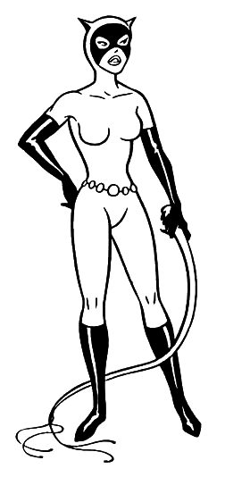 Catwoman whith her whip
