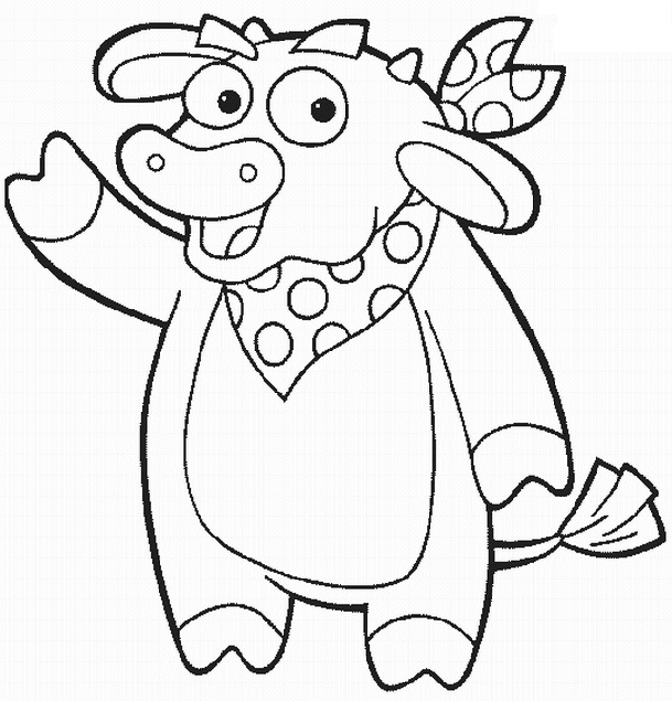 Coloring Benny the Bull picture