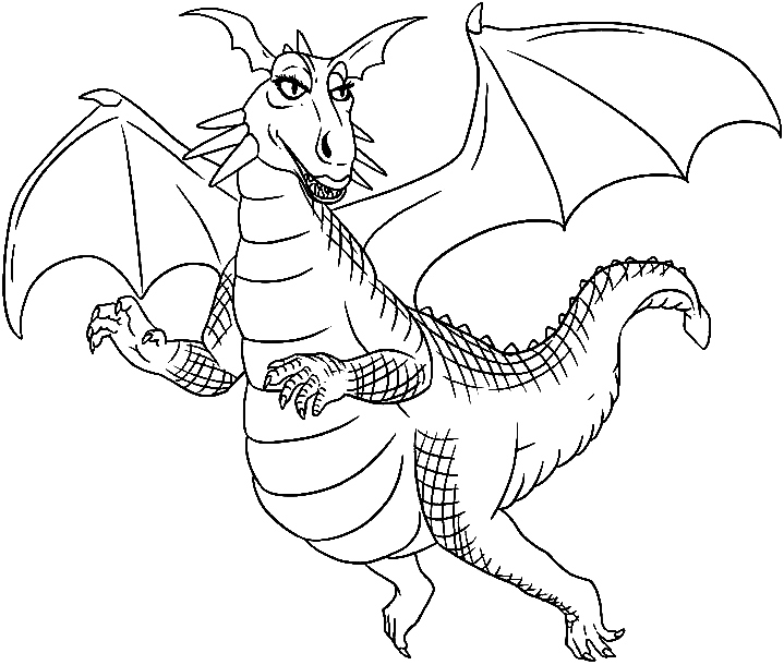 dragon which flies in the sky