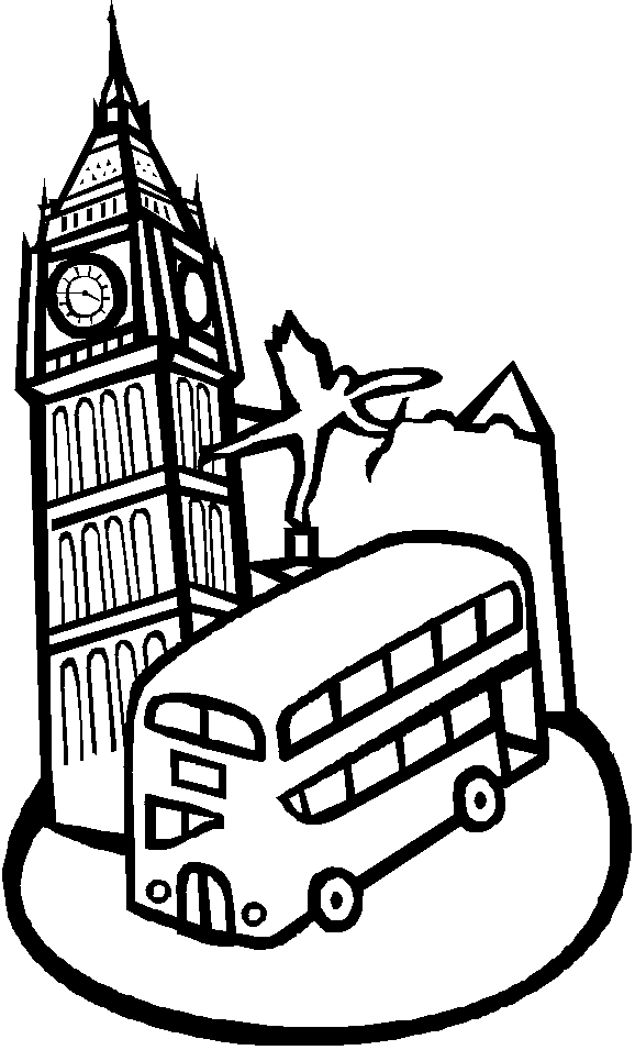 Big Ben and a double decker bus