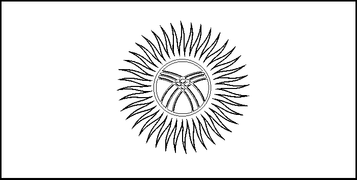 coloring picture of Kyrgyzstan flag