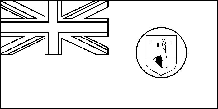 coloring picture of Montserrat flag