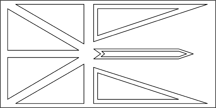 coloring picture of Newfoundland and Labrador flag