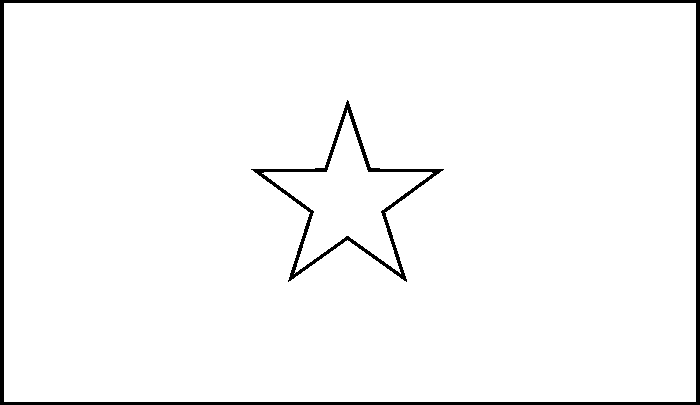 coloring picture of Somalia flag