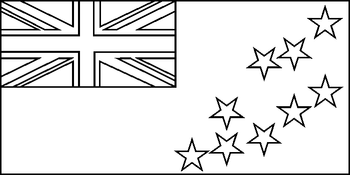 coloring picture of Tuvalu flag