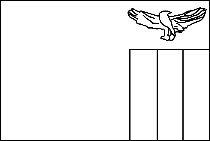coloring picture of Zambia flag