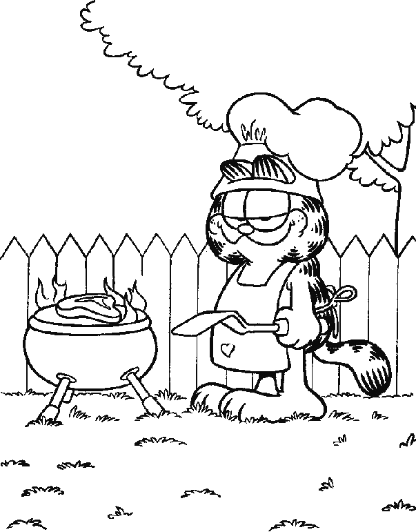 Garfield barbeque