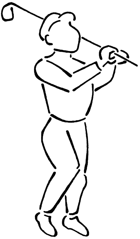 a golfer