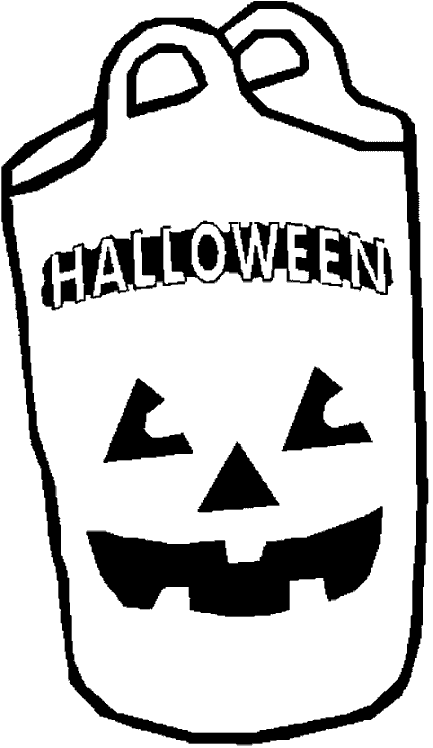 paper bag halloween