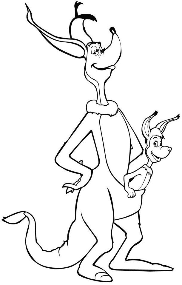 Sour Kangaroo with his child