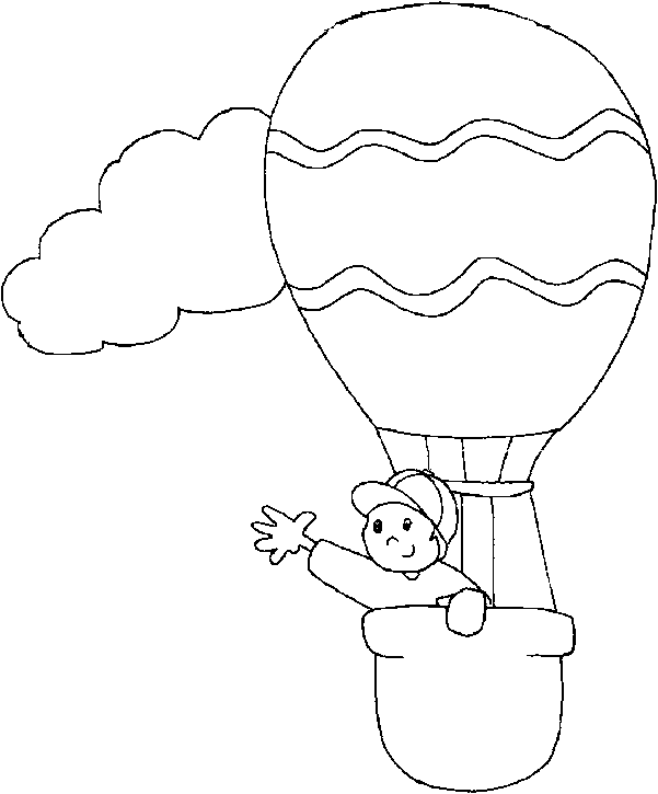 say hello from a hot air balloon