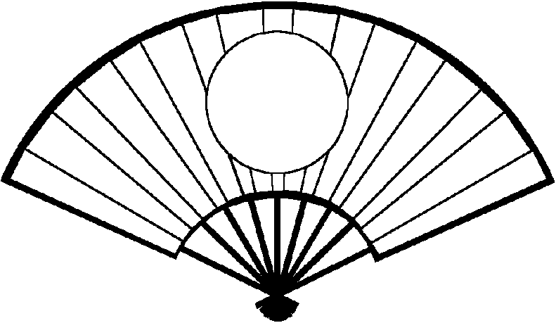 hand held fan used for national dance