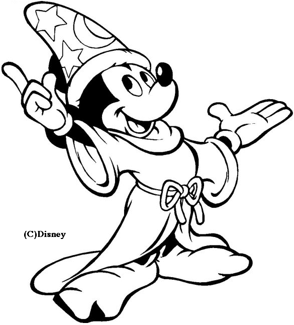 mickey in magician