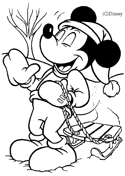 mickey with a sledge