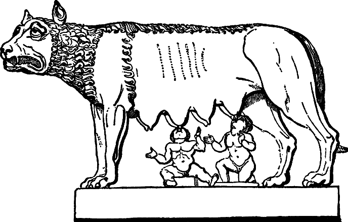 Capitoline Wolf with Romulus and Remus