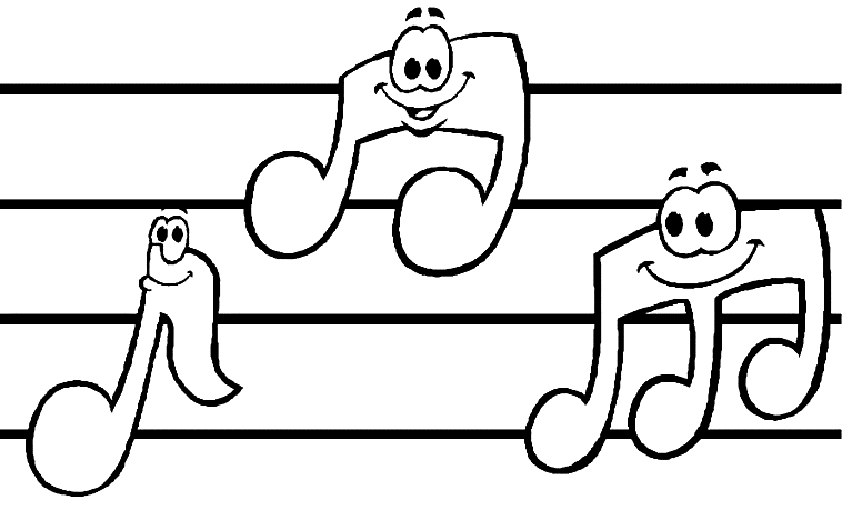 sheet music with notes