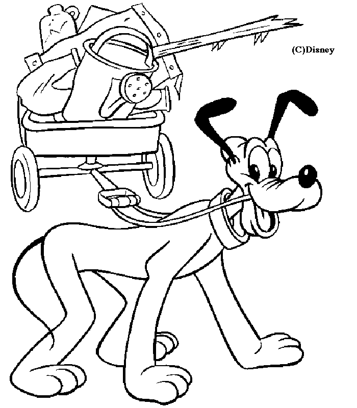 pluto draws a towrope