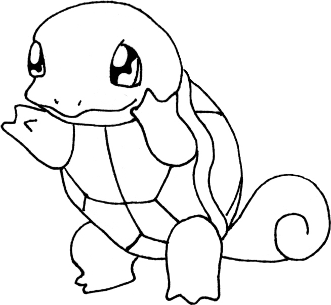 Illustrer sponsor Messing Coloring 007 squirtle picture