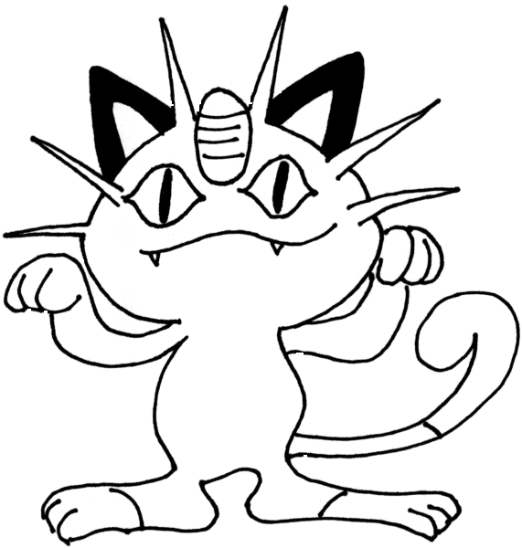 Meowth pokemon 52