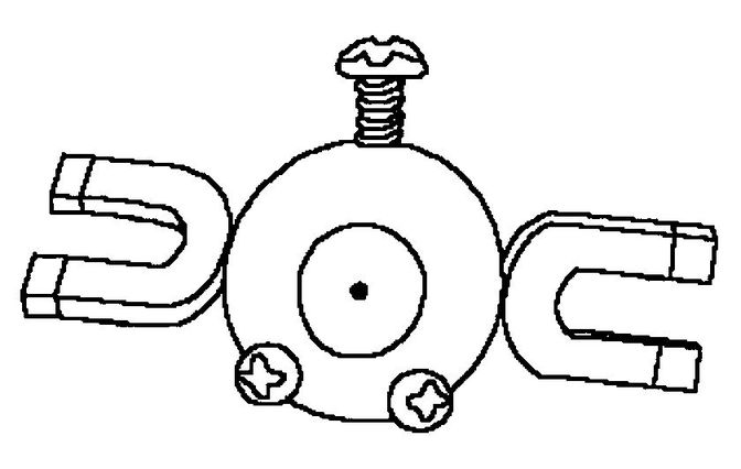 coloring picture of Magnemite pokemon 81