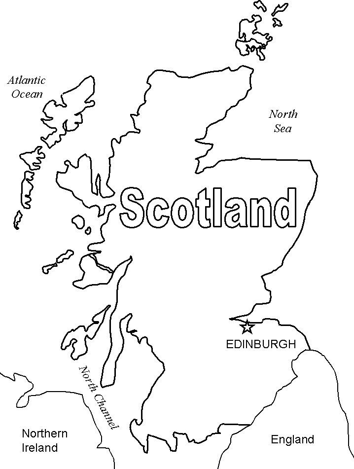 Map of Scotland