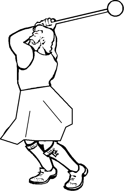 Coloring The Weight Throw Is One Of Many Activities Held During The 