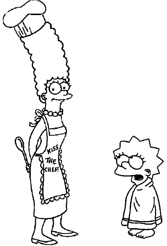 Marge and Lisa
