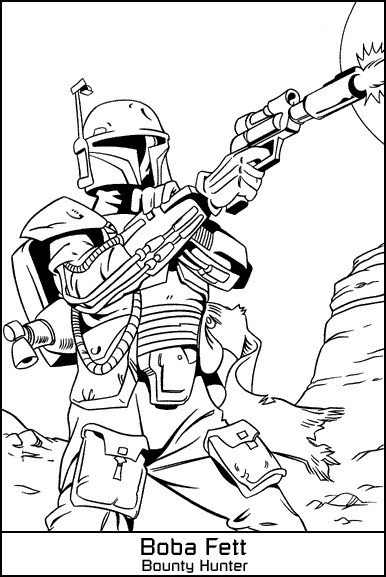 Boba Fett bounty hunter