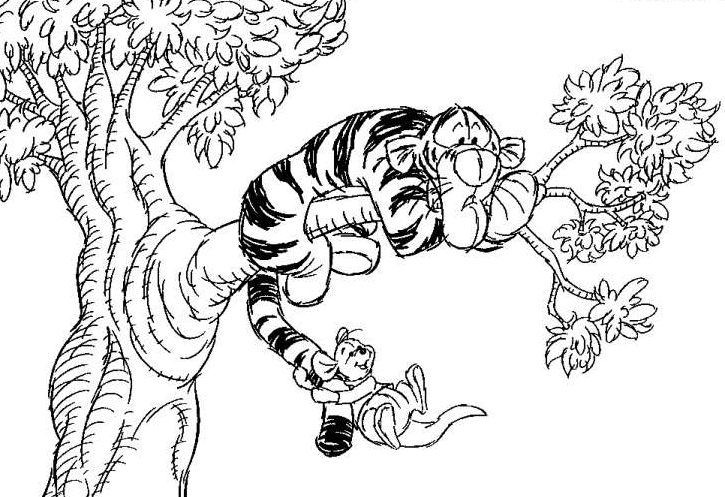 Tigger in tree