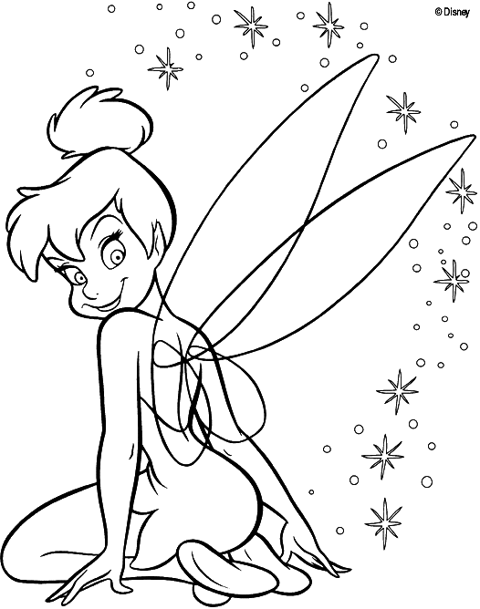 Tinker Bell is with knees