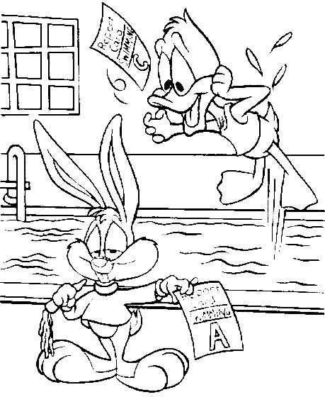 Buster Bunny and Plucky Duck